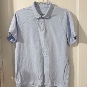 GAP Men's Sky Blue Polo Shirt